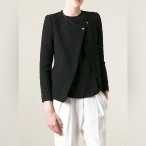 ❤️IRO NWT Heddi Patterned Knit Jacket.  Size Fr 38/US 6/M.